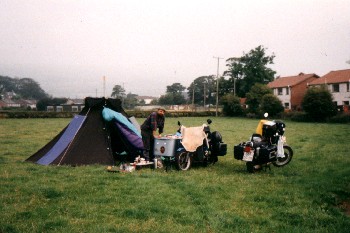 auf der Privatwiese...