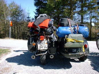 mit Sack und Pack und Blessuren