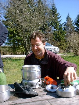 Kaffeekochen an der E 6